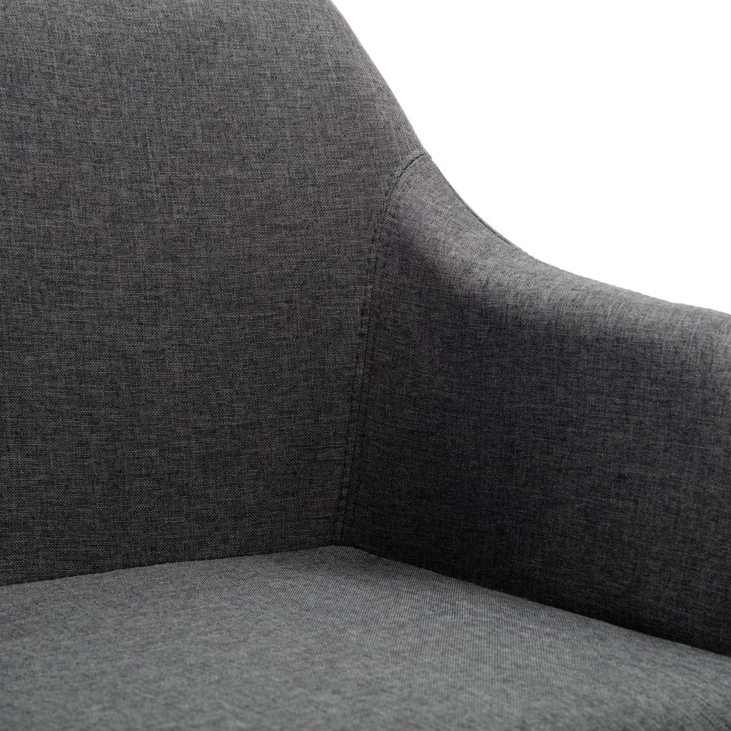 Office Chair Dark Gray Polyester fabric, plywood, steel Standard