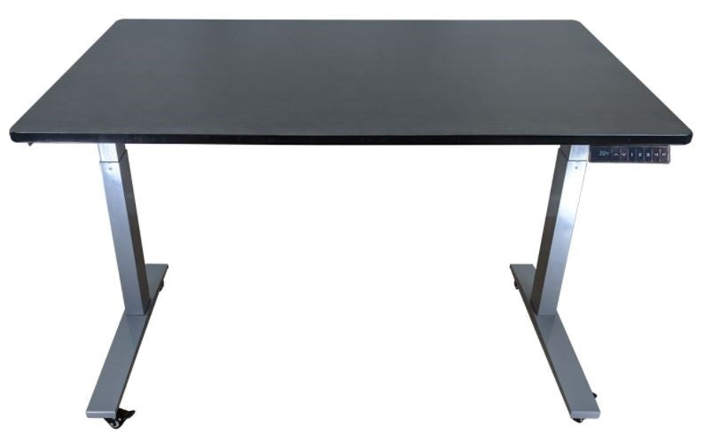 30" Adjustable Black and Gray Standing Desk