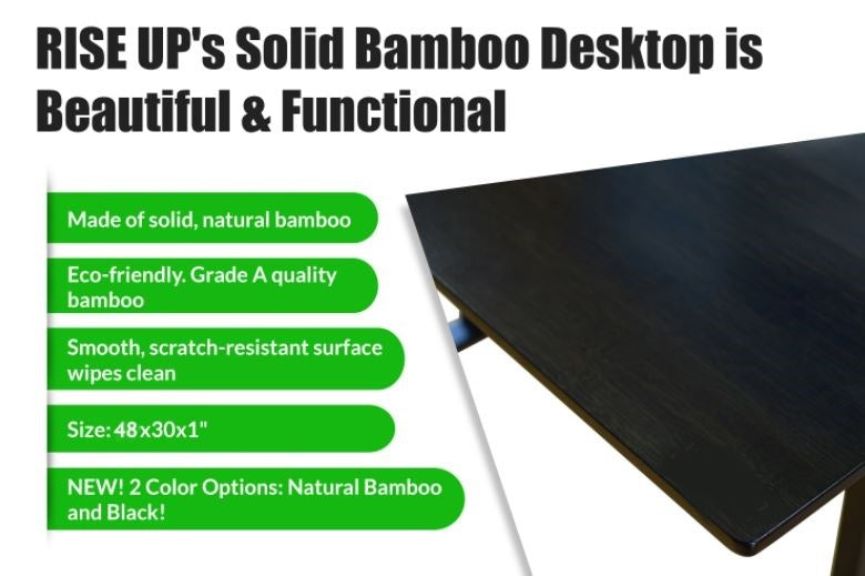 30" Adjustable Black and Gray Standing Desk