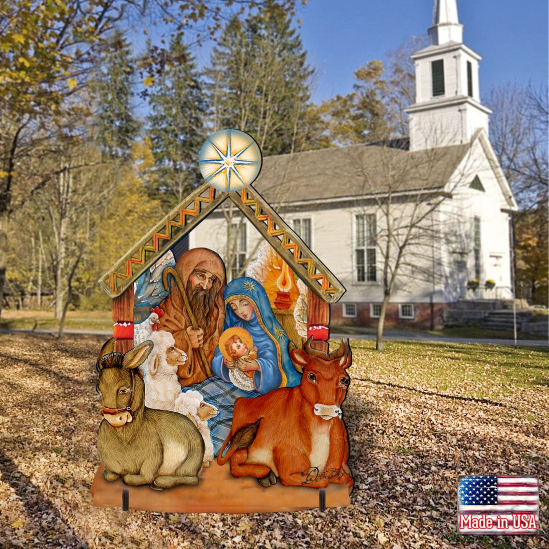 Nativity Outdoor Décor by G. DeBrekht - Nativity Holiday Décor - 8114030F-1