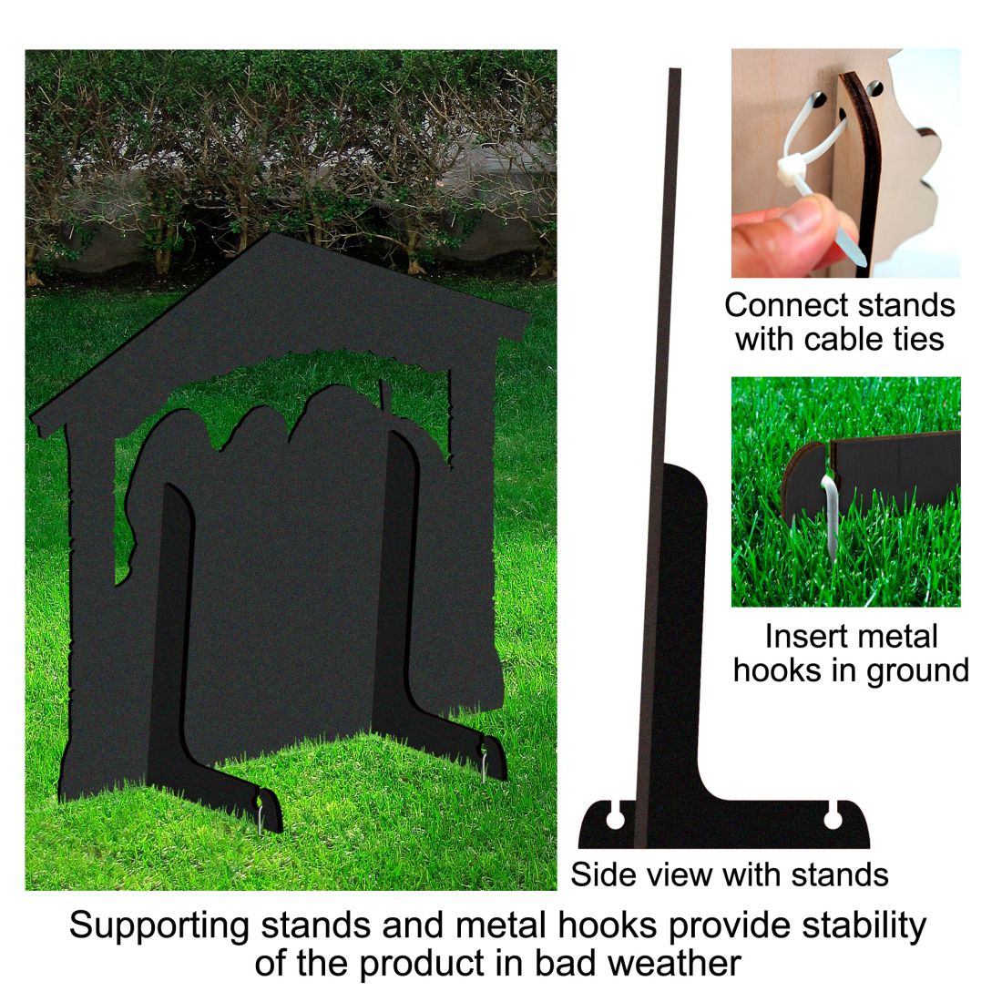 Nativity Outdoor Décor by G. DeBrekht - Nativity Holiday Décor - 8114030F-3