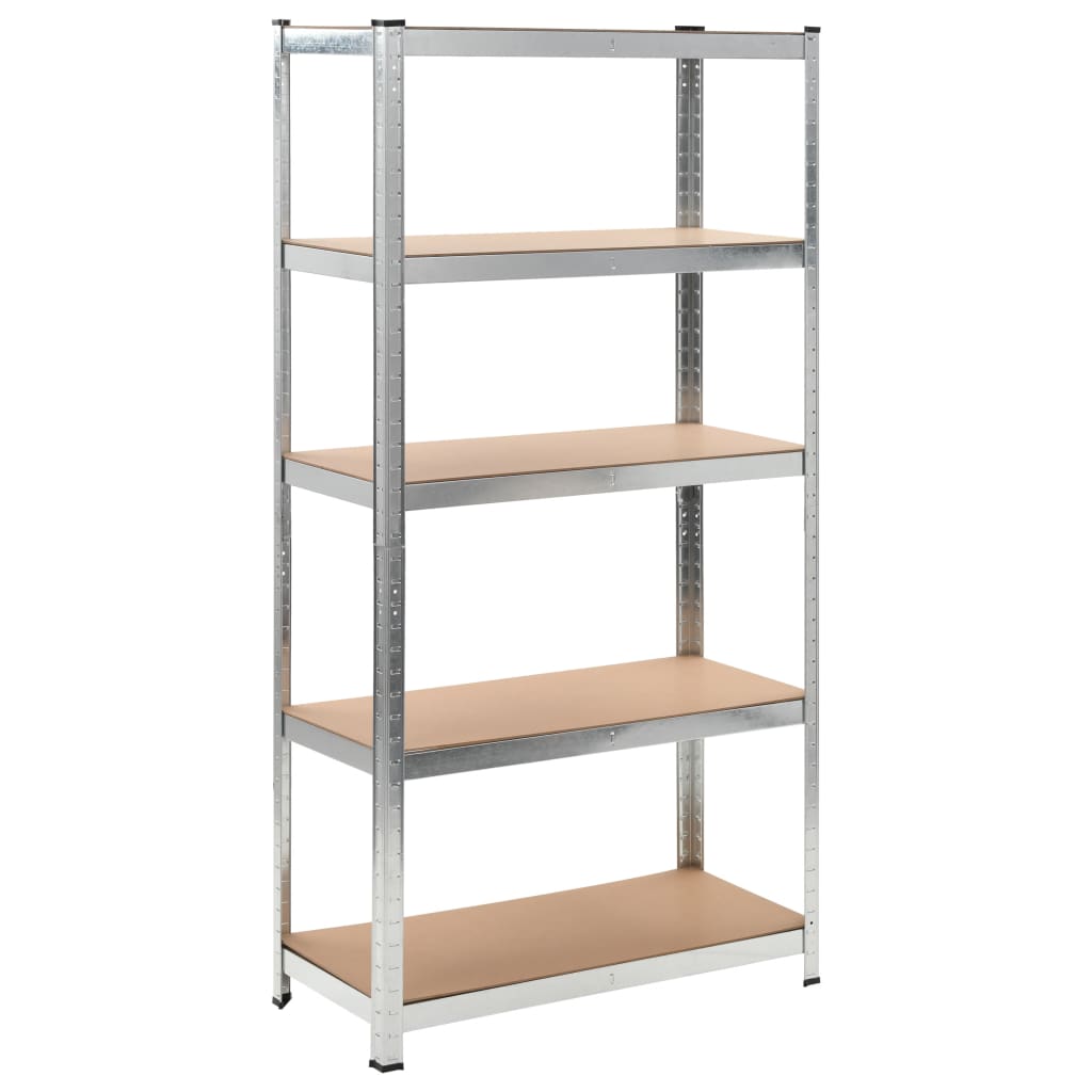 vidaXL Shelf Storage Office Bookshelf Shelving Unit Steel and Engineered Wood