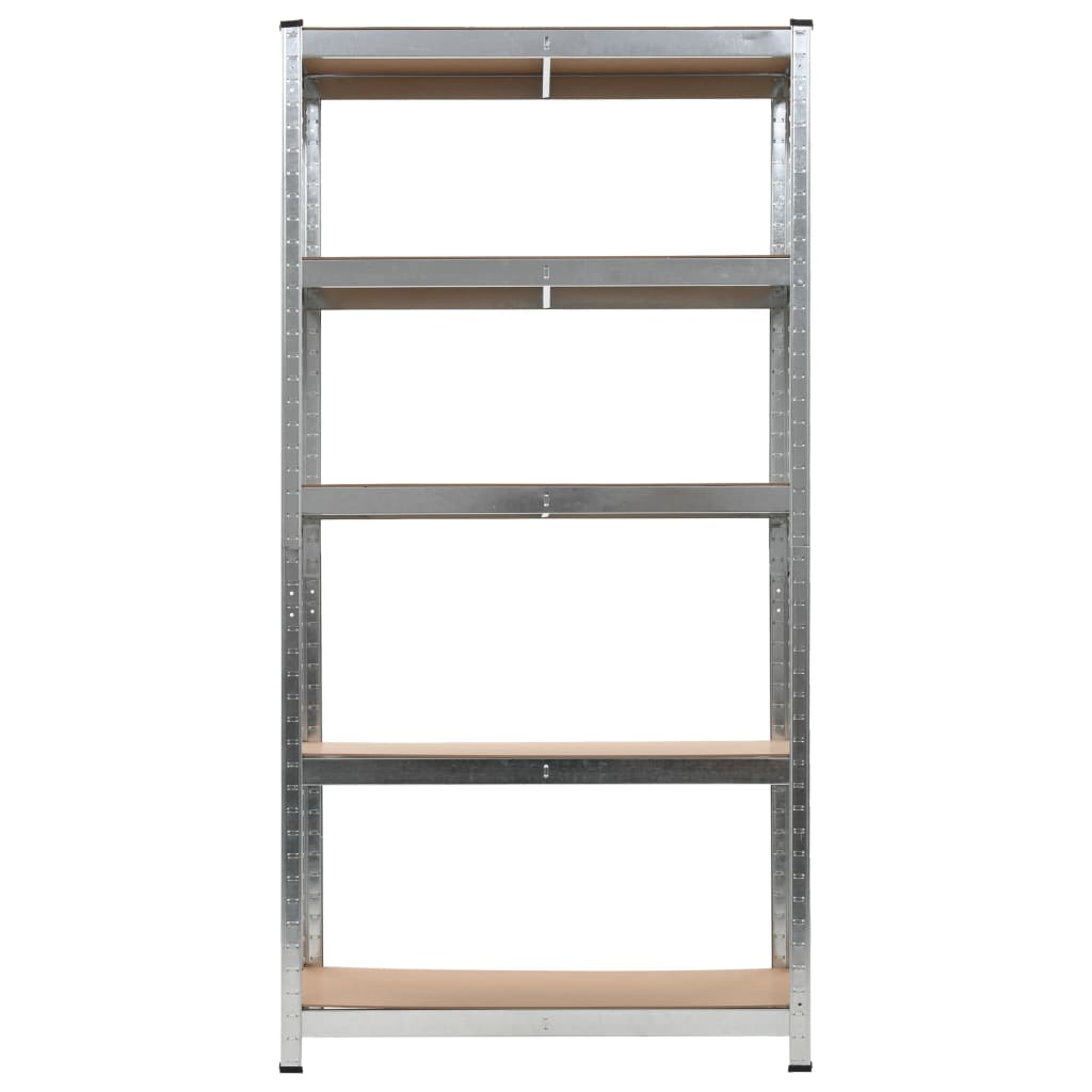 vidaXL Shelf Storage Office Bookshelf Shelving Unit Steel and Engineered Wood
