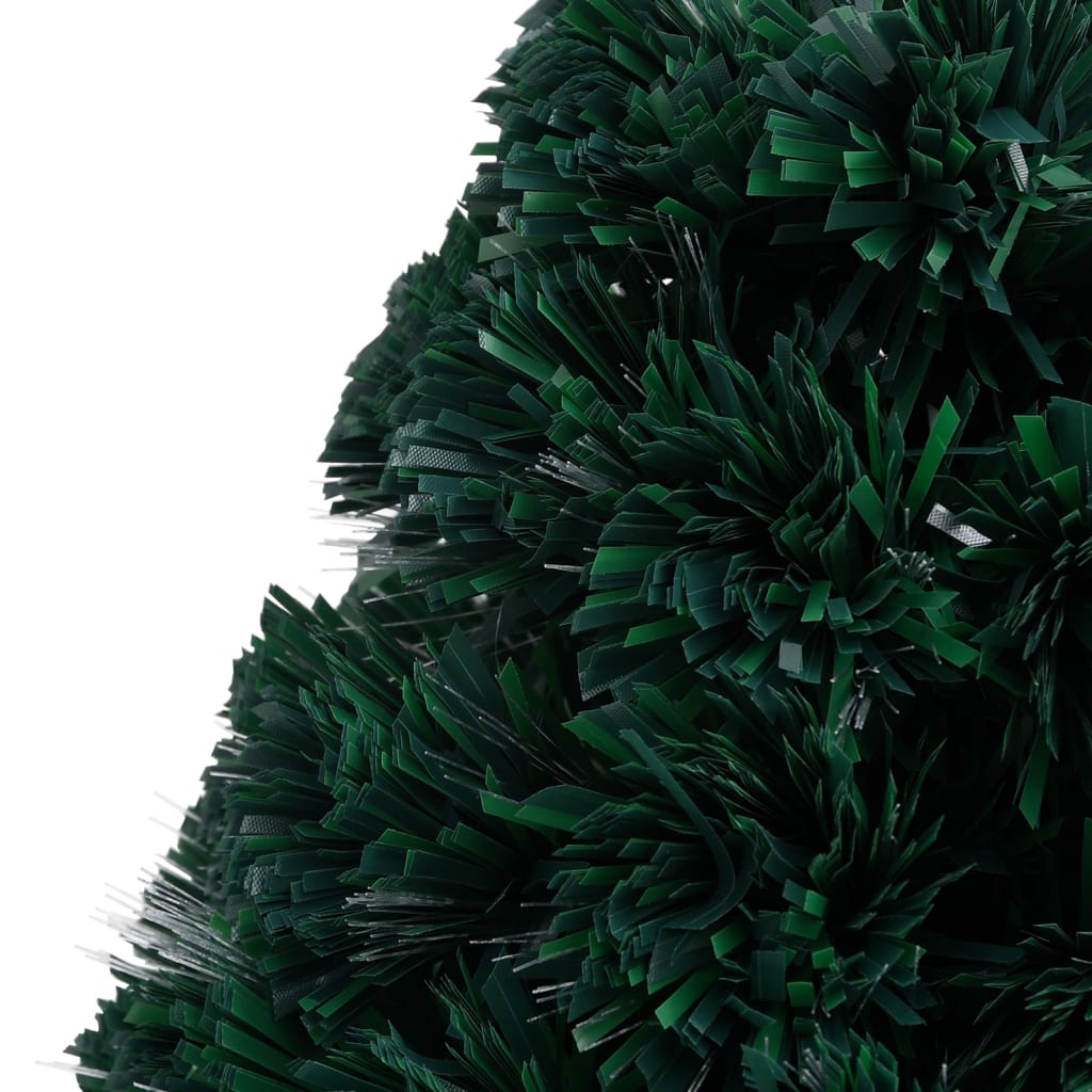 vidaXL Artificial Pre-lit Christmas Tree with Stand Xmas Tree Fiber Optic-1