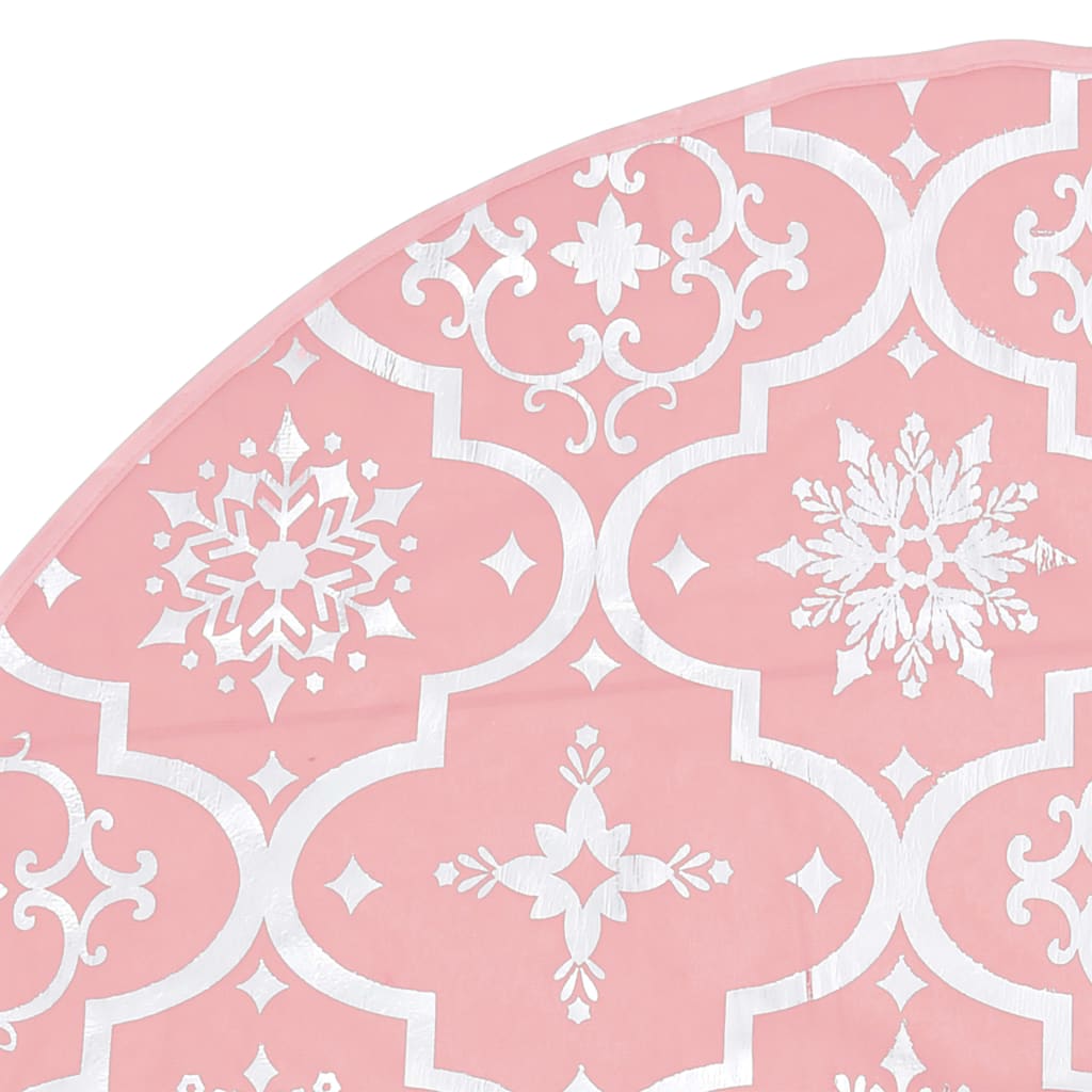 vidaXL Christmas Tree Skirt Artificial Xmas Tree Mat with Sock Luxury Fabric-4