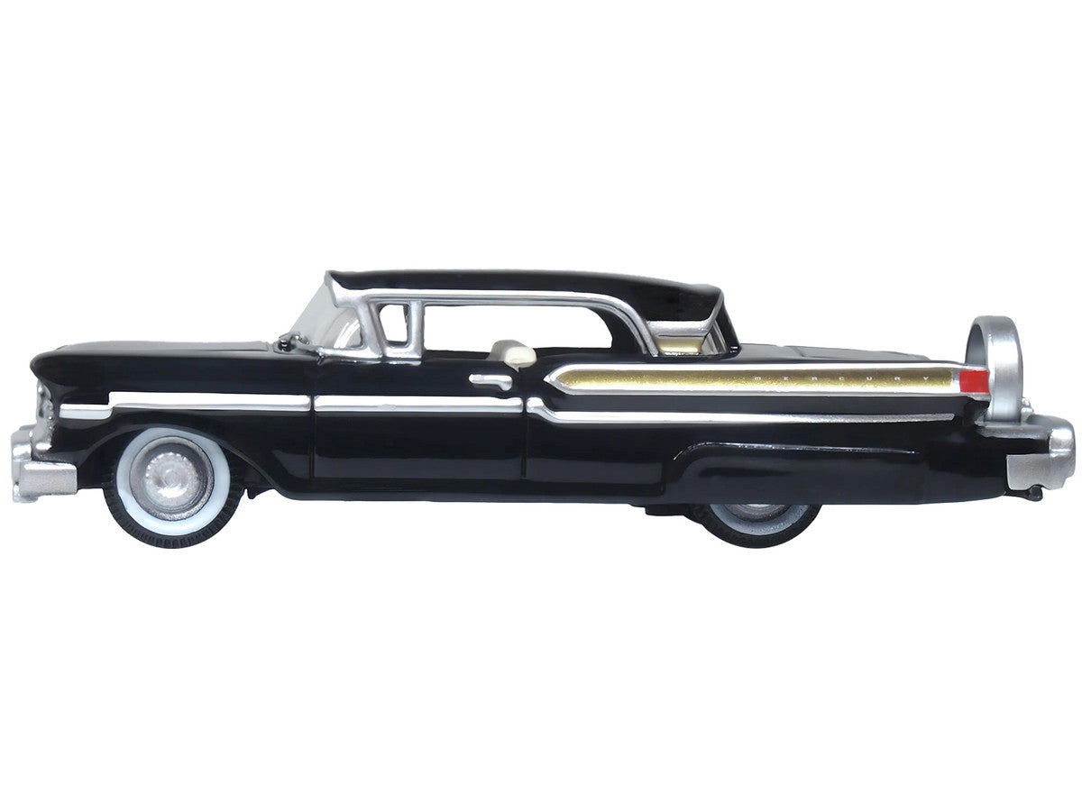 1957 Mercury Montclair Tuxedo Black 1/87 (HO) Scale Diecast Model Car by Oxford Diecast-1