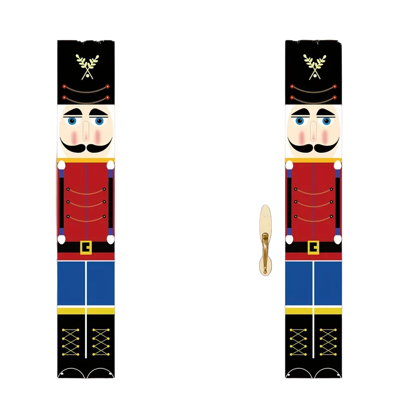 1 Pair Christmas Nutcracker Banner Decorations-0