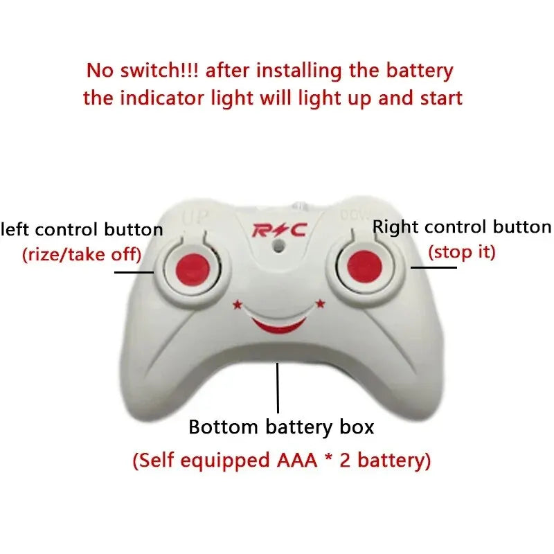 Rechargeable Mini RC Drone for Kids-2