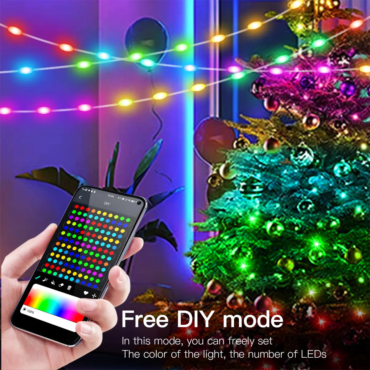 20M Smart Bluetooth Addressable LED Christmas Lights-2
