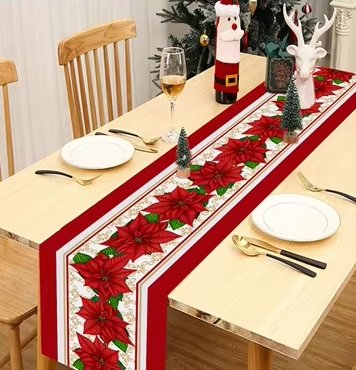 Christmas Table Runner Holiday Decor-2