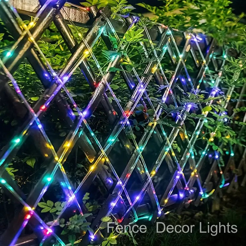 Twinkle Wonderland: Outdoor Christmas Solar Rope Lights-3