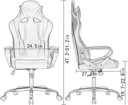 Gaming Chair With Ergonomic Adjustable Lumbar Support-2