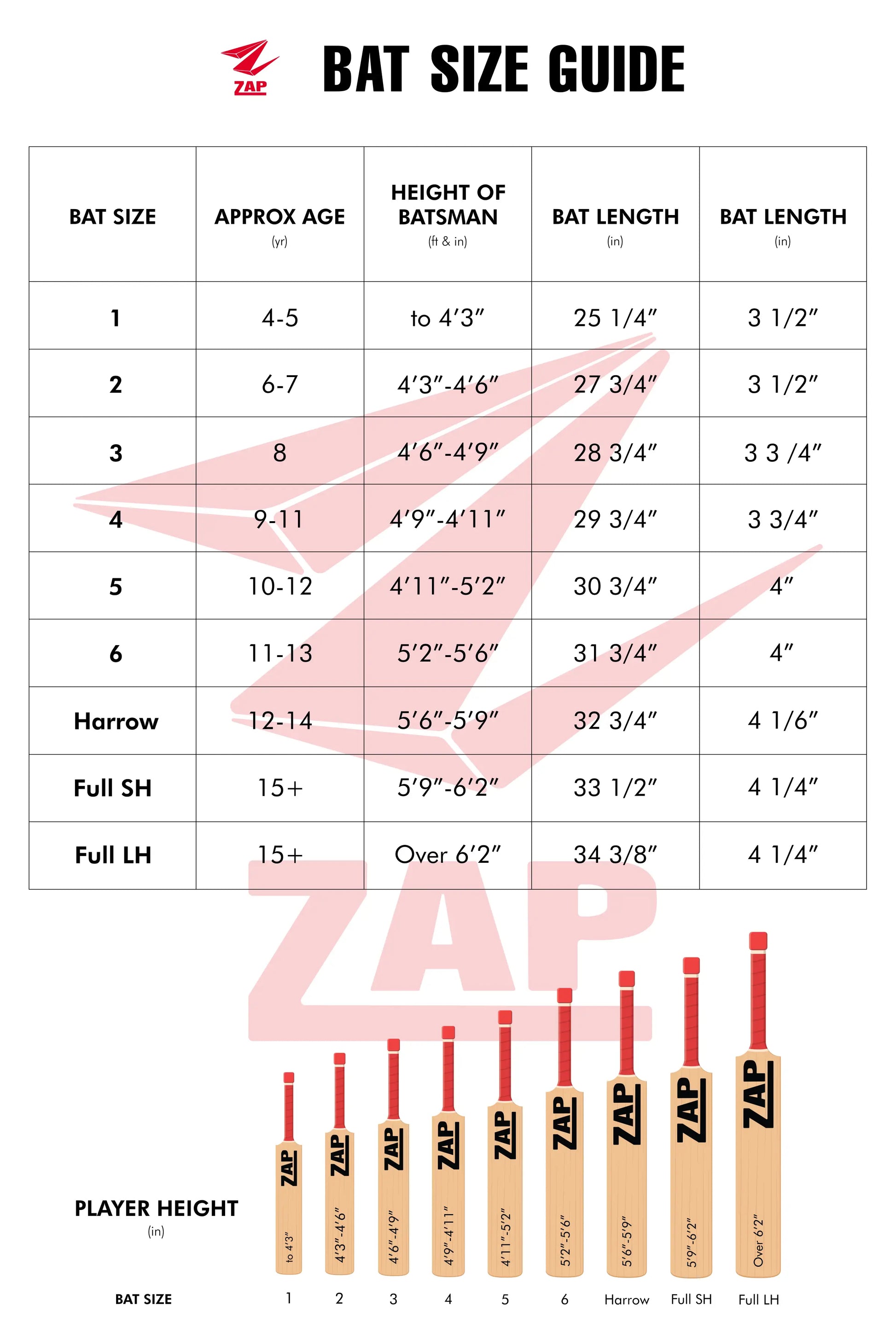 ZAP Alpha Kashmir Willow Cricket Bat - V2 Edition-1