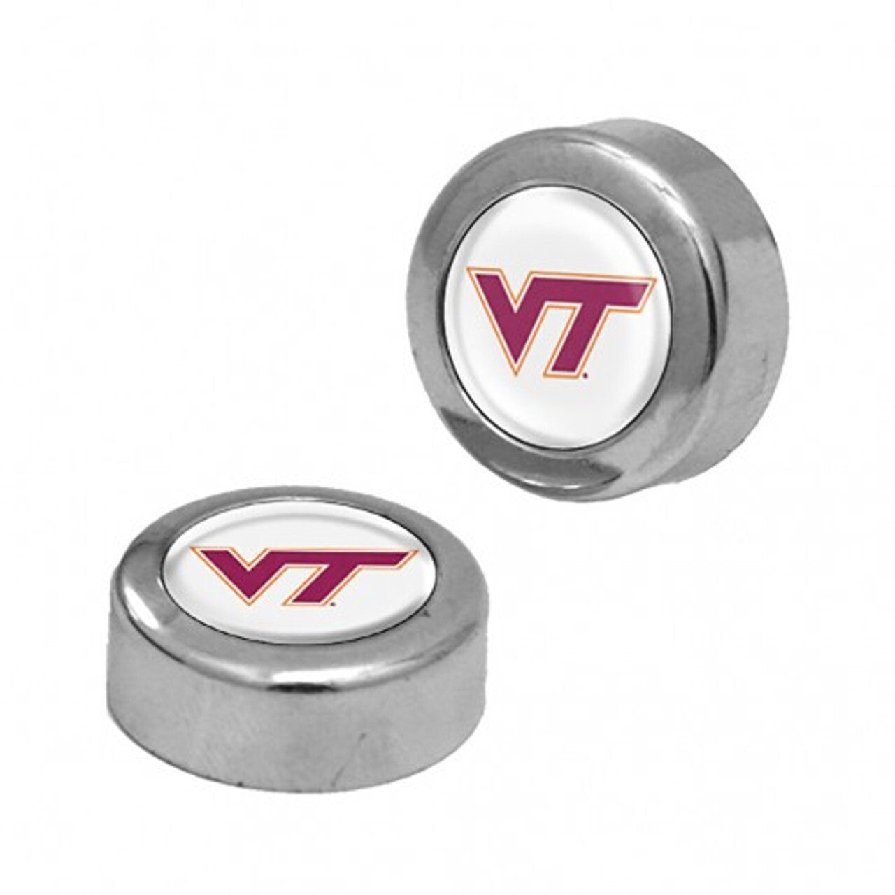 Virginia Tech Hokies Screw Caps Domed - Special Order