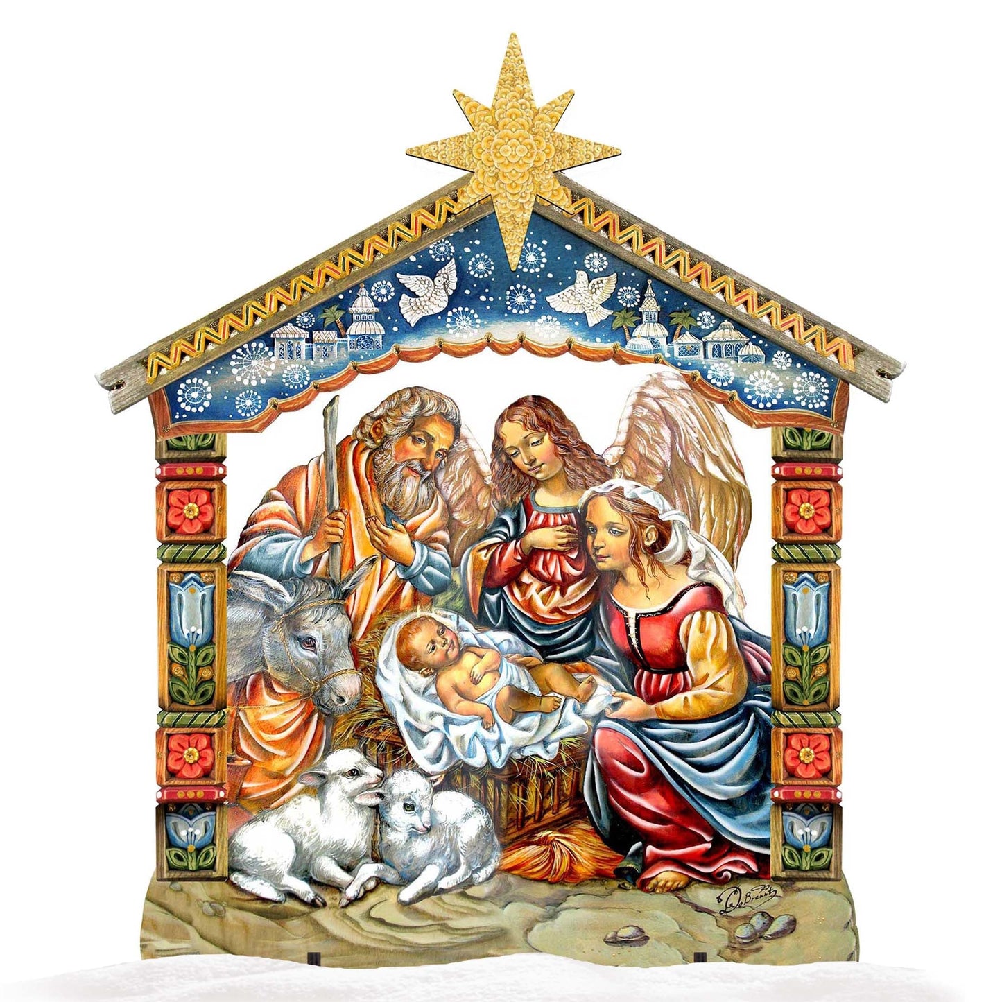 Nativity Outdoor Decor by G. DeBrekht - Nativity Holiday Decor - 8114031F-4