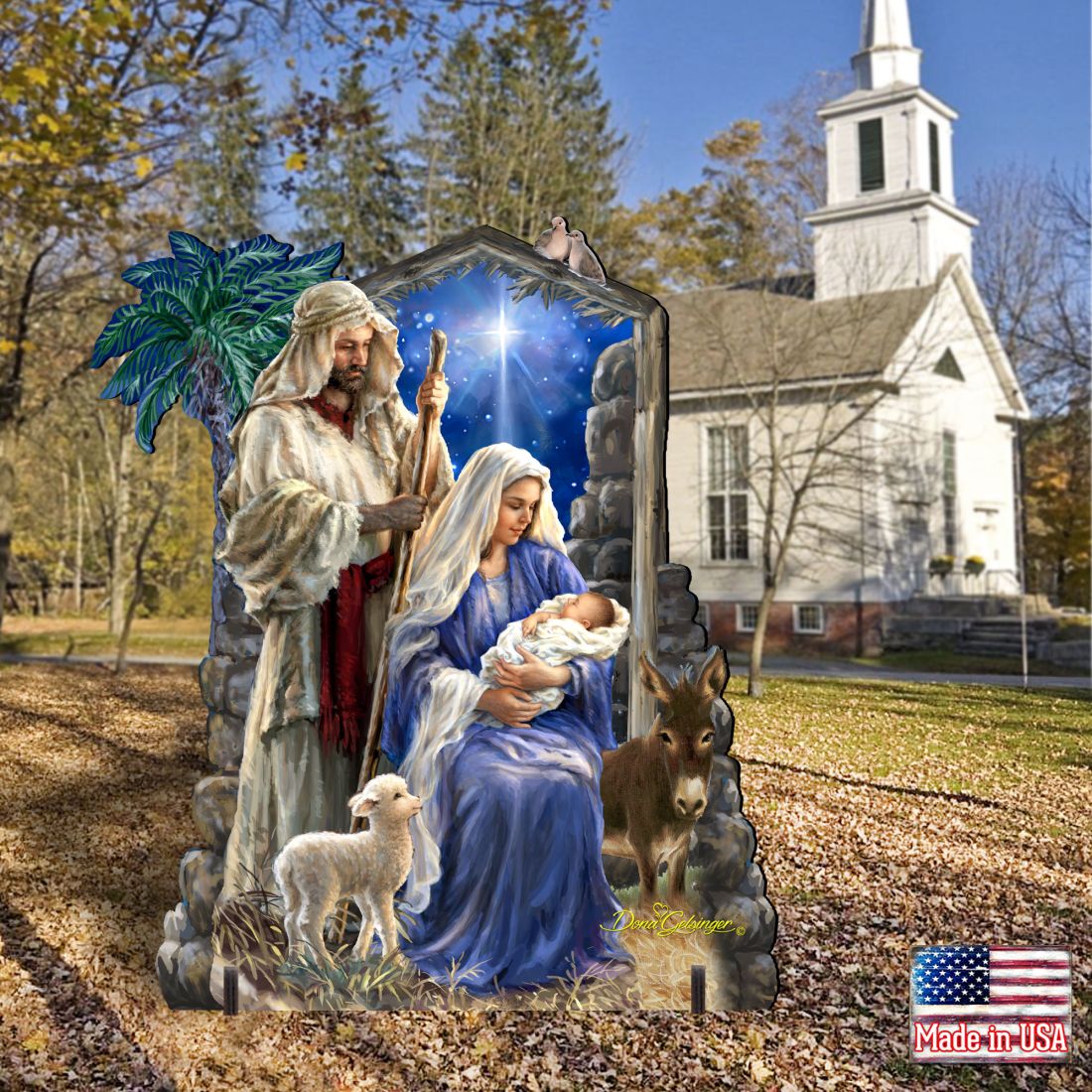 Holy Night Nativity Outdoor Decor by D. Gelsinger - Nativity Holiday Decor - 8461041F-1618-1