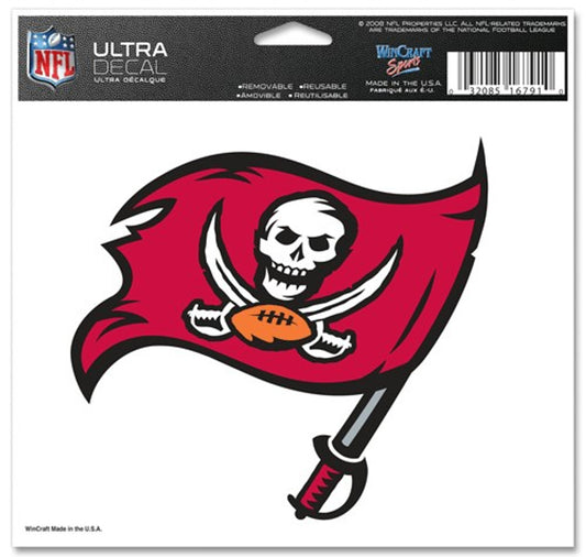 Tampa Bay Buccaneers Decal 5x6 Ultra Color