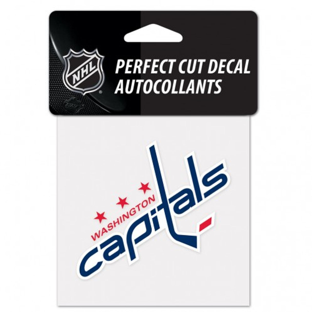 Washington Capitals Decal 4x4 Perfect Cut Color