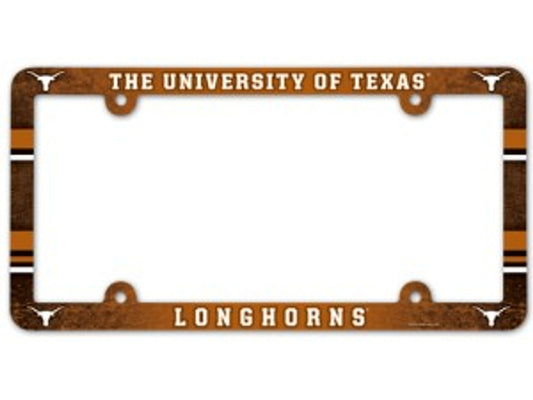 Texas Longhorns License Plate Frame - Full Color