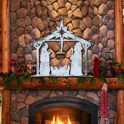 Rising Star Nativity Door Decor by G. DeBrekht - Nativity Holiday Decor - 8198851H-1