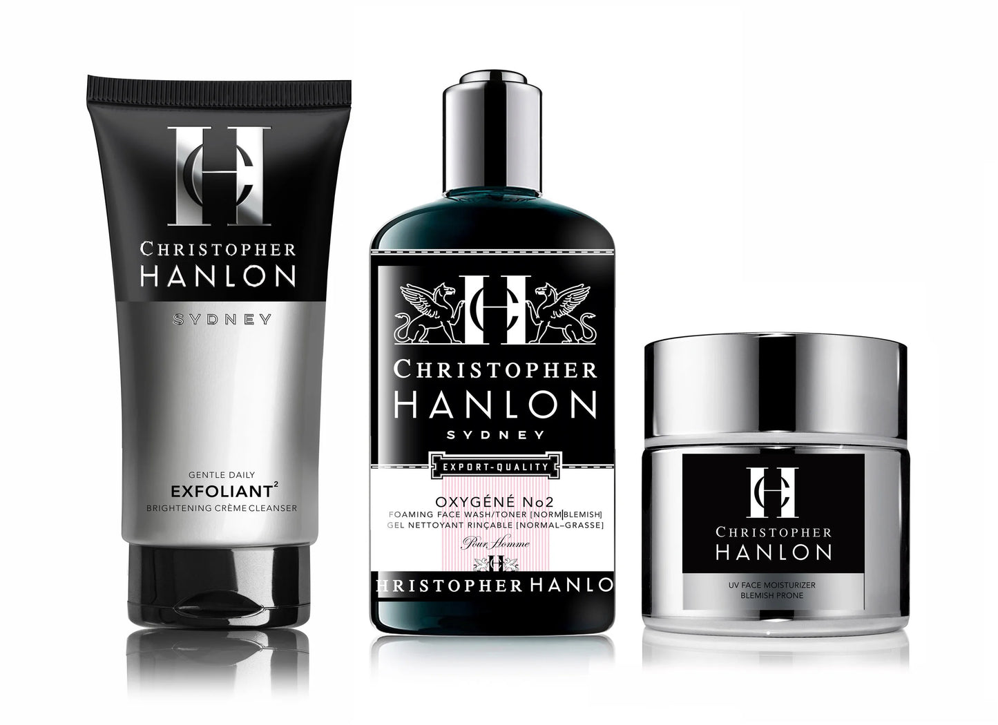 3-Step SKINCARE SYSTEM | MEN | Norm - Oily + Blemish Prone