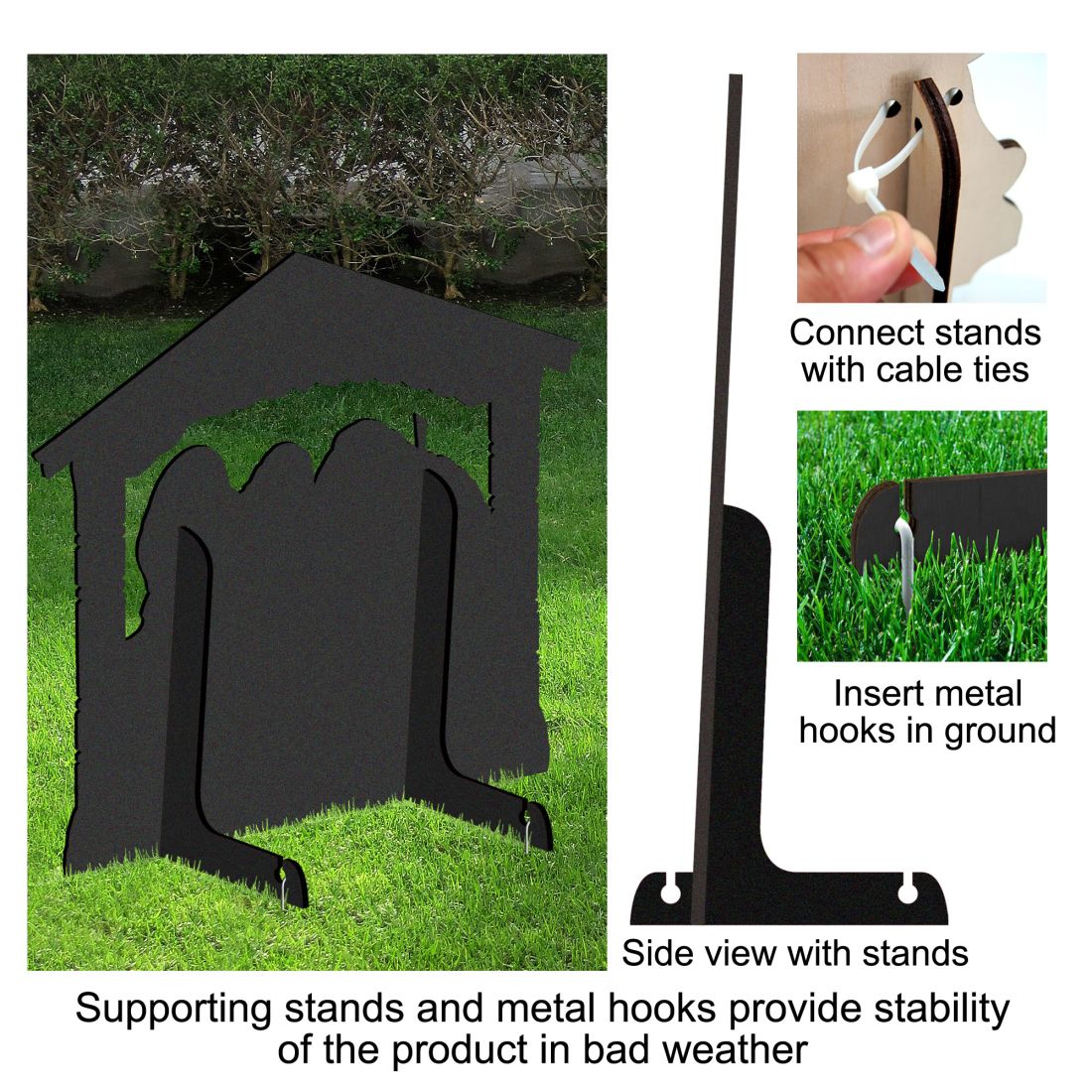 Holy Night Nativity Outdoor Decor by D. Gelsinger - Nativity Holiday Decor - 8461041F-1618-3