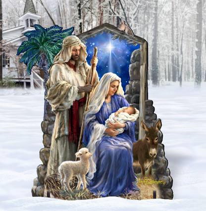 Holy Night Nativity Outdoor Decor by D. Gelsinger - Nativity Holiday Decor - 8461041F-1618-0