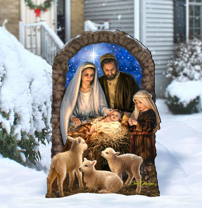 Miracle Nativity Outdoor Decor by D. Gelsinger - Nativity Holiday Decor - 8461042-1F-1201-0