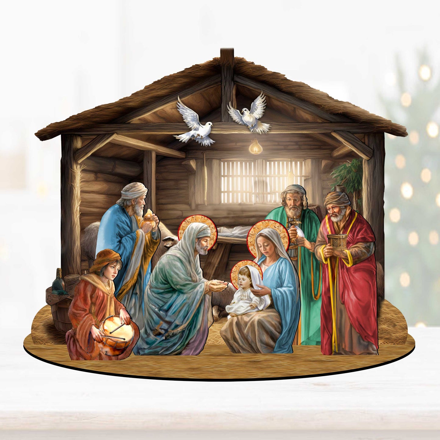 Nativity Scene Decorative Village Set by G. Debrekht Nativity Holiday Decor - 852763-2