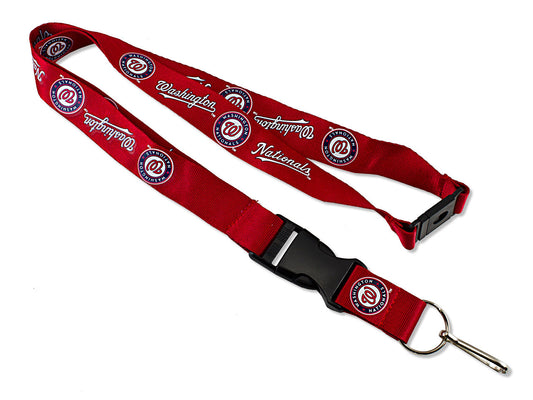 Washington Nationals Lanyard Red