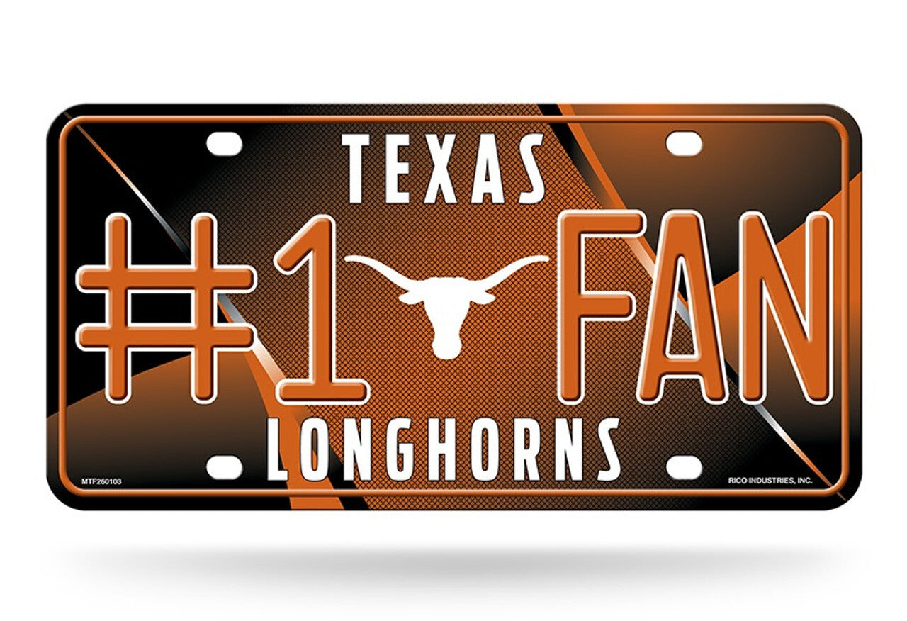 Texas Longhorns License Plate #1 Fan