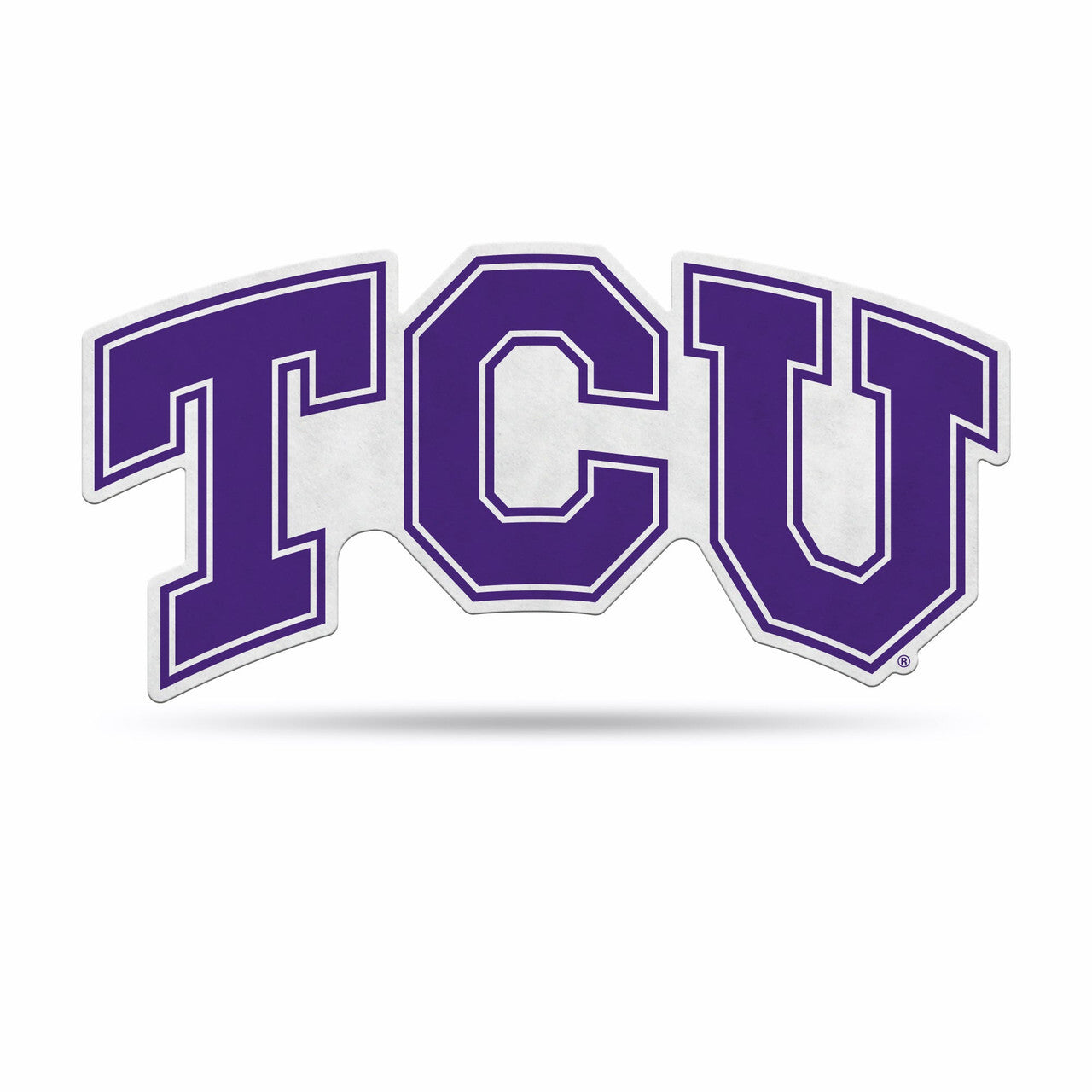 TCU Horned Frogs Pennant Shape Cut Logo Design