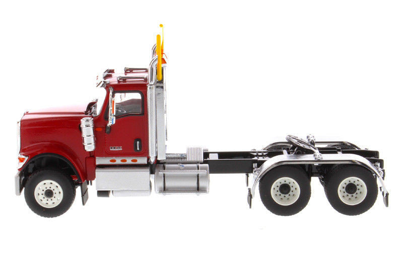 International HX520 Day Cab Tandem Tractor Red 1/50 Diecast Model by Diecast Masters-1