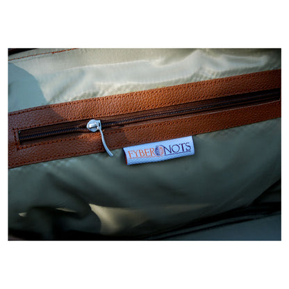 Kilim Leather Baker's Chocolate Bag-4