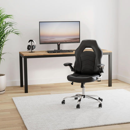 Ergonomic Gaming Chair With Height Adjustability Black-1