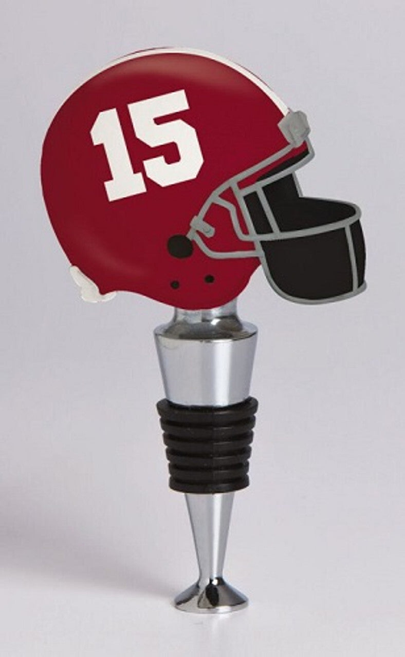 Alabama Crimson Tide Football Helmet Wine Bottle Stopper