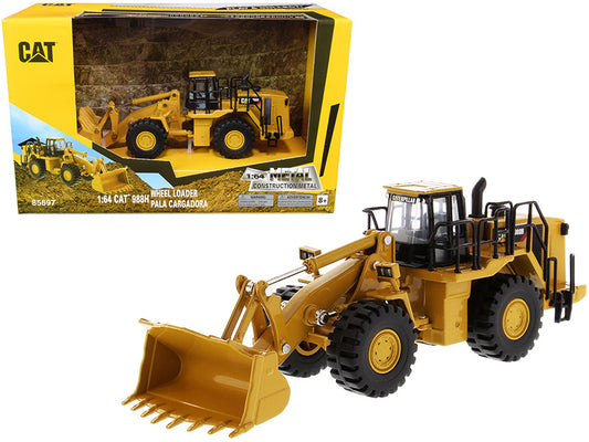 CAT Caterpillar 988H Wheel Loader "Play & Collect!" 1/64 Diecast Model by Diecast Masters-0