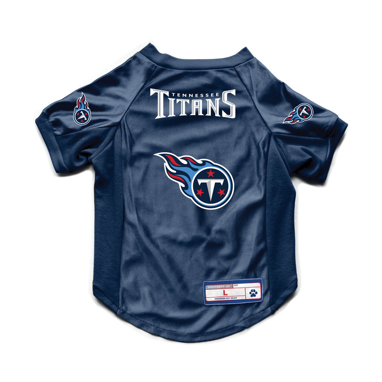 Tennessee Titans Pet Jersey Stretch Size M