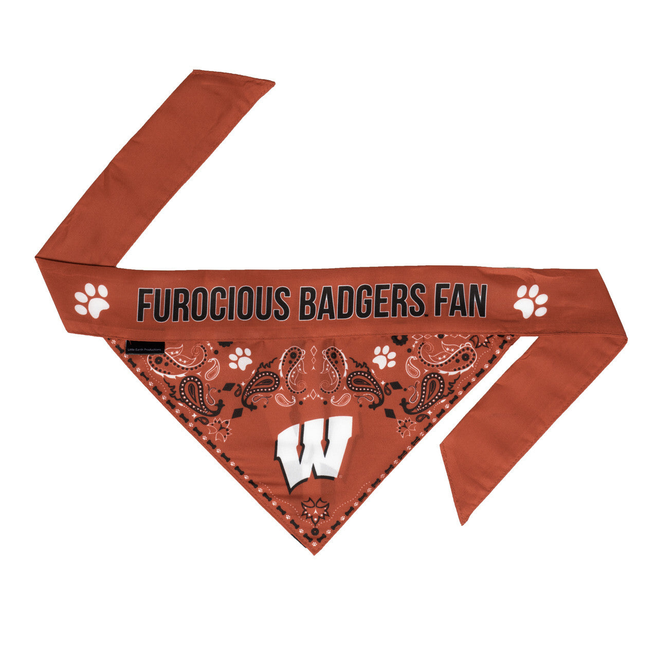 Wisconsin Badgers Pet Bandanna Size M