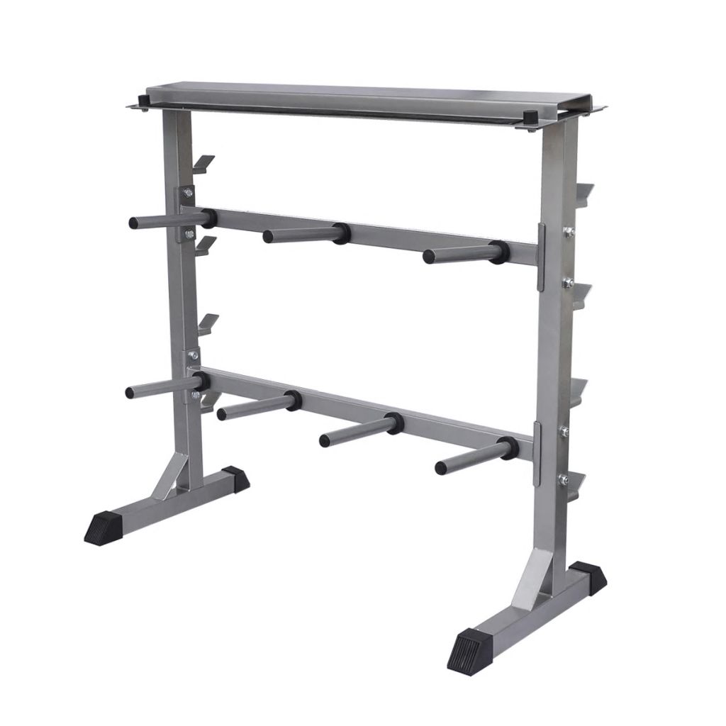 vidaXL Dumbbell Barbell Rack-0