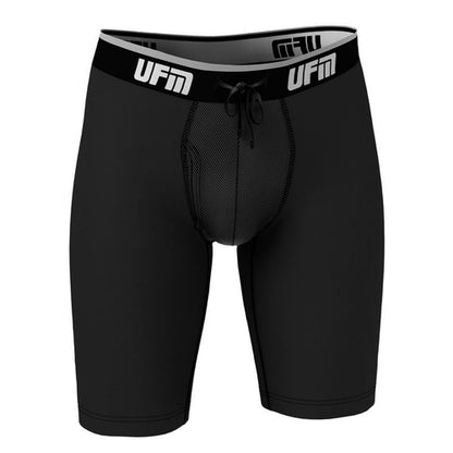REG Support 9 Inch Boxer Briefs Bamboo (Viscose)/ Spandex - in Black