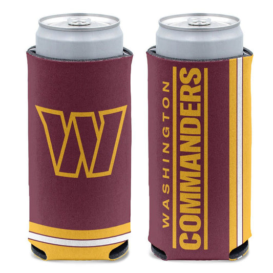 Washington Commanders Team Can Cooler Slim Can Design