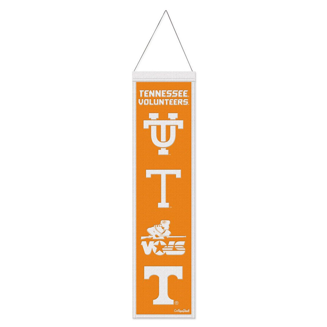 Tennessee Volunteers Banner Wool 8x32 Heritage Evolution Design