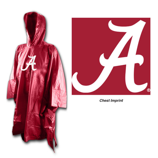 Alabama Crimson Tide Rain Poncho