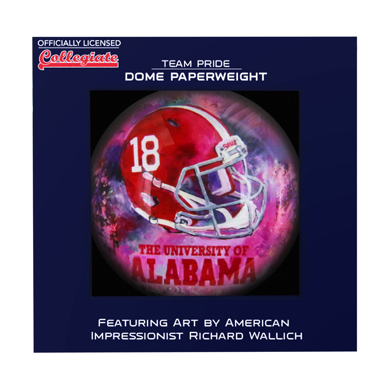 Alabama Crimson Tide Paperweight Domed