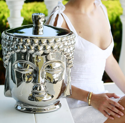 Thompson Ferrier Silver Grande Buddha Candle