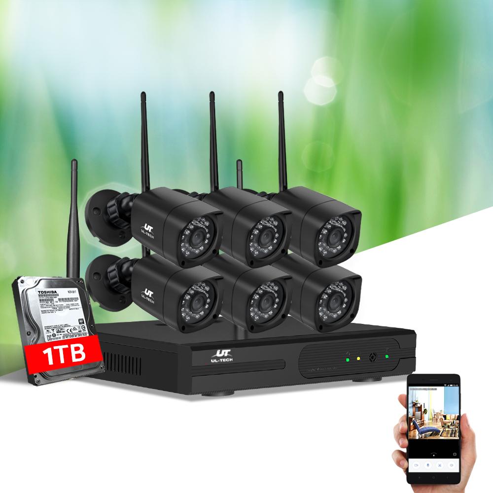 UL-tech CCTV Wireless Security Camera System 8CH Home Outdoor WIFI 6