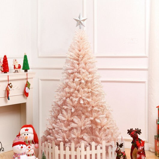 6/7 Feet Artificial Christmas Tree Hinged Full Fir Tree-6 Feet