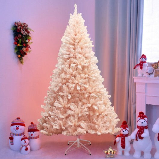 6/7 Feet Artificial Christmas Tree Hinged Full Fir Tree-6 Feet