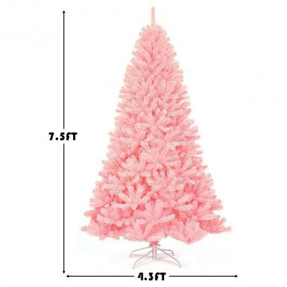 7.5 Feet Hinged Artificial Christmas Tree Full Fir Tree-3